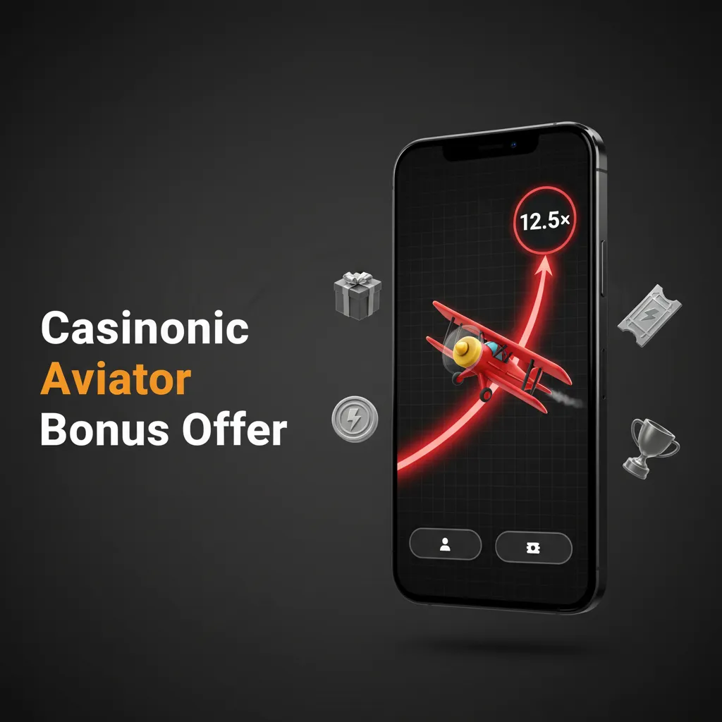 Casinonic Aviator bonus banner: 100% up to AU$500 + 200 Free Spins; AU$20 min deposit; T&Cs apply.