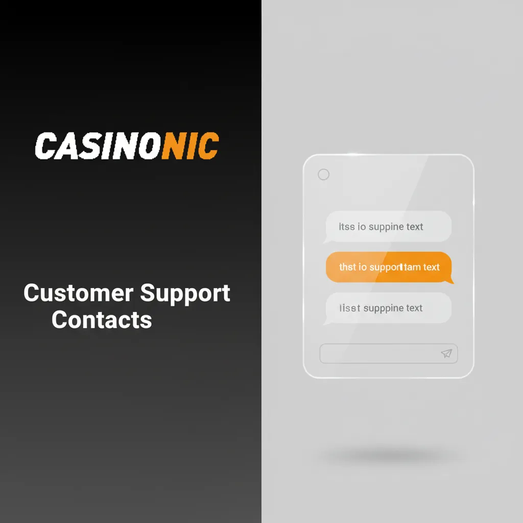 Customer support contacts: 24/7 live chat via Help menu icon; email support@casinonic.com for payment help.