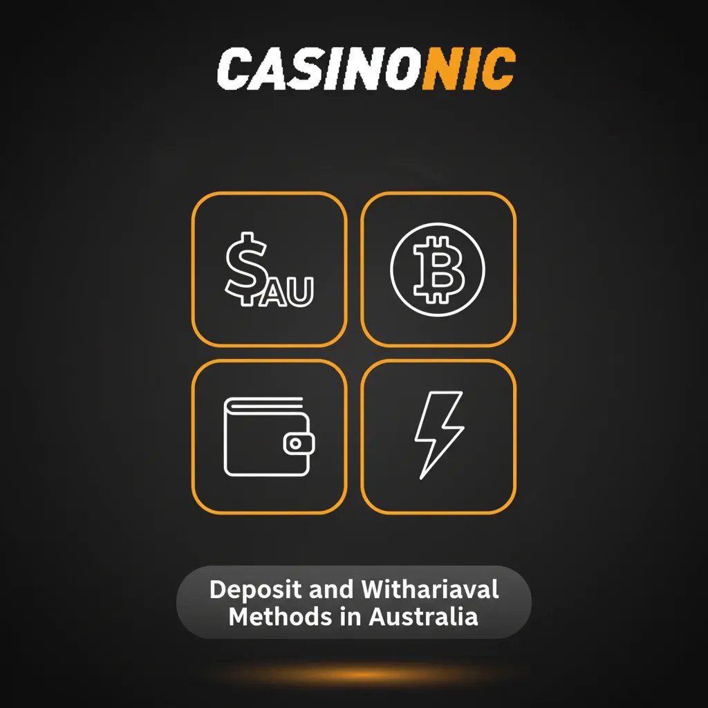 Cashier interface with AUD deposit and withdrawal options: Visa, Mastercard, Neteller, Skrill, PayID, bank transfer, Bitcoin.