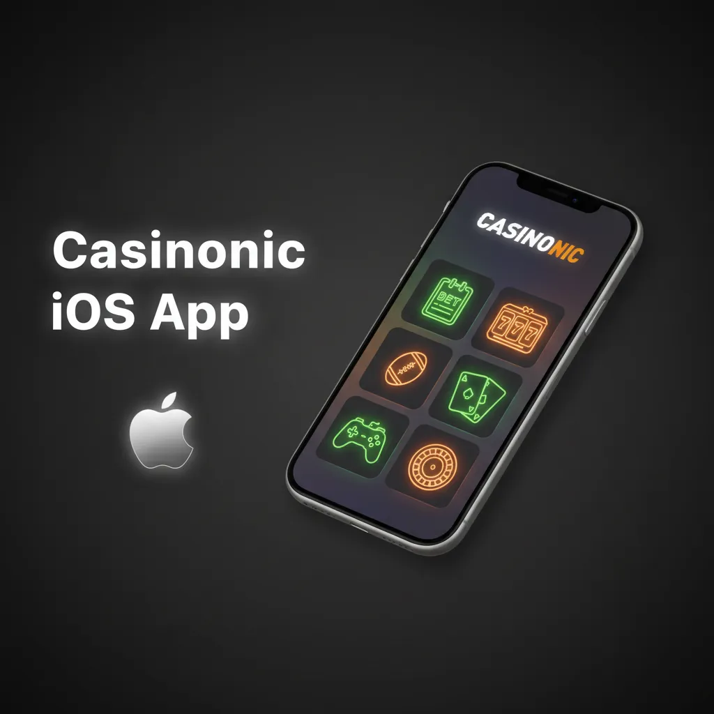 Casinonic iOS app for iPhone and iPad, free download; iOS 12+, ~100MB; fast navigation, live betting, casino games