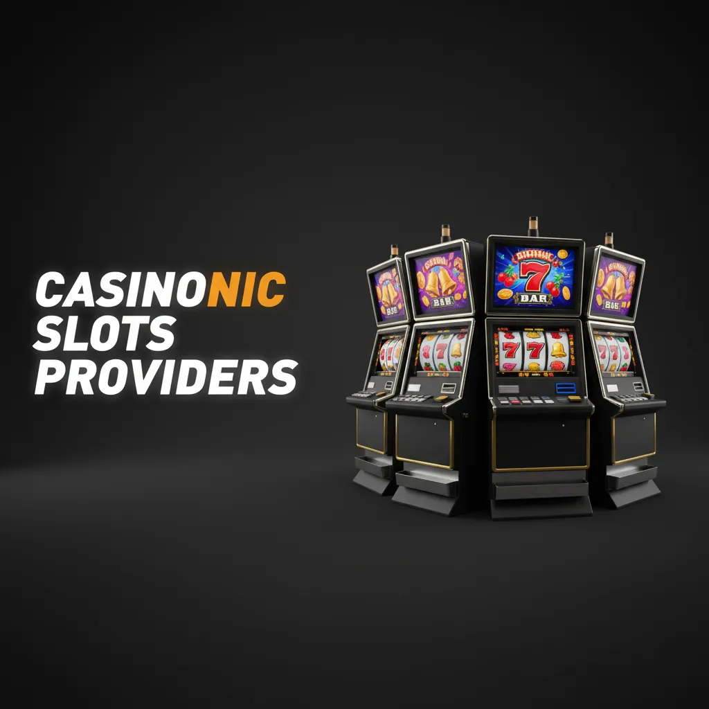 List of top slot providers at Casinonic, 45 studios incl. Pragmatic Play, NetEnt, Play’n GO.