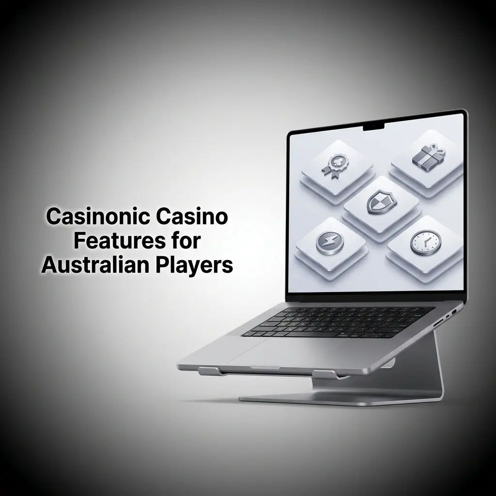 Casinonic Casino features for Australian players including payment options, game library, mobile app, and welcome bonus