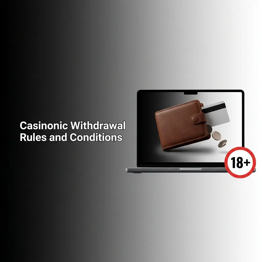 Casinonic withdrawal rules covering KYC verification, bonus wagering, payment methods, limits, and account standing for Australian players