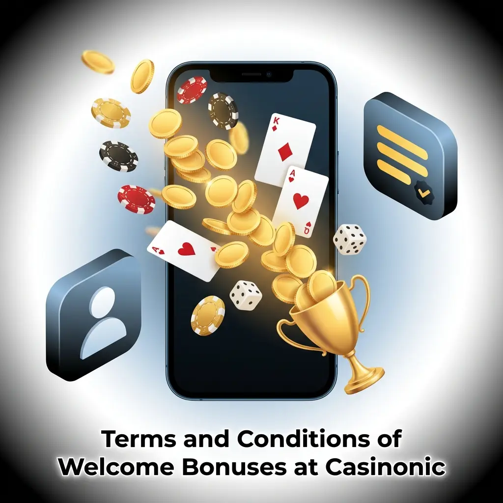 Casinonic welcome bonus terms and conditions including wagering requirements, deposit rules, and eligibility for new players